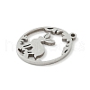 304 Stainless Steel Pendants STAS-Q354-02A-P-2