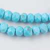 Natural Howlite Beads Strands TURQ-K004-06A-3