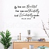 PVC Quotes Wall Sticker DIY-WH0200-041-4