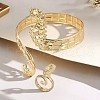 Sea Horse Alloy Cuff Bangles & Cuff Rings Sets WG48924-01-4