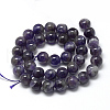 Natural Amethyst Beads Strands X-G-R446-4mm-20-2