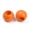 Spray Painted Wood Beads WOOD-F017-05A-2