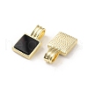 Natural Black Onyx(Dyed & Heated) Pendants G-B123-03G-02-2