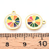 304 Stainless Steel Enamel Charms STAS-N112-05A-G-3