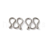 304 Stainless Steel S-Hook Clasps STAS-Z124-04E-P-1
