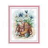 Flower Pattern DIY Cross Stitch Beginner Kits DIY-NH0003-01A-1