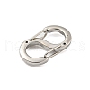 304 Stainless Steel S Shaped Carabiner STAS-P358-01B-P-2