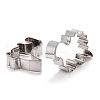 Non-Tarnish Stainless Steel Mixed Dinosaur Shaped Cookie Candy Food Cutters Molds DIY-H142-09P-3