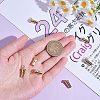 Mother's Day 10Pcs Brass Pendants KK-SZ0006-19-2