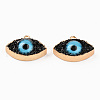 Druzy Resin Pendants RESI-R428-002B-1