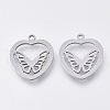 Non-Tarnish 201 Stainless Steel Pendants STAS-S110-008P-1