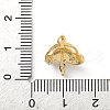925 Sterling Silver Pave Clear Cubic Zirconia Flower Pendant Bails STER-P068-05G-3