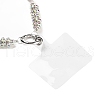 Rhinestone & ABS Plastic Beads Beads Mobile Straps AJEW-H153-04P-4