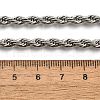 Non-Tarnish 304 Stainless Steel Rope Chain Necklaces X-NJEW-F226-03P-06-4