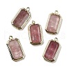 Natural Strawberry Quartz Pendants G-U019-04G-07-1