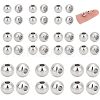 Unicraftale 304 Stainless Steel Smooth Round Beads STAS-UN0006-91P-1