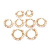 4 Pairs Vintage Natural Pearl Beads Earrings for Girl Women EJEW-JE04643-1