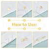 DICOSMETIC 1600Pcs Plastic Pendants KY-DC0001-27A-5