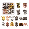 Fashewelry 32Pcs 16 Styles Tibetan Style Alloy Beads FIND-FW0001-13-9