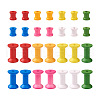 Dyed Wooden Empty Spools for Wire WOOD-TA0001-53-1