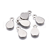 Tarnish Resistant 201 Stainless Steel Stamping Blank Tag Charms STAS-F207-21P-1