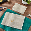 BENECREAT 2Pcs 2 Styles Jewlery Honeycomb Quartz Soldering Board FIND-BC0013-40-5