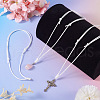 Eco-Friendly Korean Waxed Polyester Braided Adjustable Necklace Makings NJEW-TAC0015-02-6