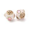 Handmade Resin Indonesia Round Beads IPDL-P005-25KCG-03-2