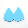 Teardrop with Lady Silicone Pendant Molds DIY-WH0175-49-2