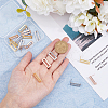 DICOSMETIC 18Pcs 3 Color 201 Stainless Steel Stud Earring Findings STAS-DC0014-84-3