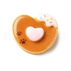 Paw Print Theme Opaque Resin Cabochon CRES-I040-02B-1