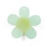 Frosted Translucent Acrylic Pendants OACR-P012-C04-2
