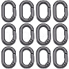 SUNNYCLUE 30Pcs Zinc Alloy Spring Gate Rings FIND-SC0010-83C-1