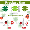 Olycraft 40Pcs Ladybug Wood Cabochons DIY-OC0010-60-2