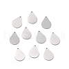Tarnish Resistant 304 Stainless Steel Pendants STAS-F271-05B-P-1