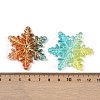 Two Tone Transparent Acrylic Chamdelier Component Links MACR-L007-18-3