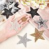 Fingerinspire Star Rhinestone Patches DIY-FG0002-71-3