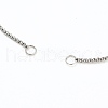 Adjustable 304 Stainless Steel Box Chain Slider Bracelet/Bolo Bracelets Making AJEW-JB00781-01-2