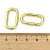Brass Spring Gate Rings KK-B089-05G-3