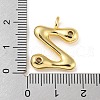 Rack Plating Brass Micro Pave Cubic Zirconia Pendants KK-A200-24G-Z-3