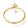 Ion Plating(IP) 304 Stainless Steel Plain Band Rings for Women RJEW-B066-10G-3