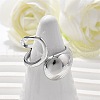 304 Stainless Steel Cuff Rings for Women RJEW-A063-01A-P-4