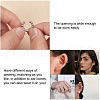 Unicraftale 304 Stainless Steel Clip-on Earrings/Pendants STAS-UN0006-20P-5