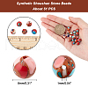 ARRICRAFT Synthetic Shoushan Stone Beads Strands G-AR0003-28-2