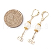 Alloy Glass Hoop Dangle Earrings EJEW-JE06023-3