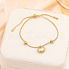 Heart Stainless Steel & Natural Shell Pendant Necklaces & Stud Earrings & Charm Bracelets Sets for Women WG52748-01-3