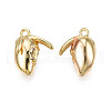 Brass Micro Pave Cubic Zirconia Pendants KK-N231-235-2