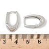 U-Shaped Brass Hoop Earrings EJEW-D320-14P-5