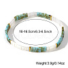 Ethnic Style Japanese Tila Glass Seed Beads Stretch Bracelets for Women MU4713-4