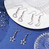 Non-Tarnish 3 Pair 3 Style 304 Stainless Steel Dangle Earrings EJEW-JE05494-01-2